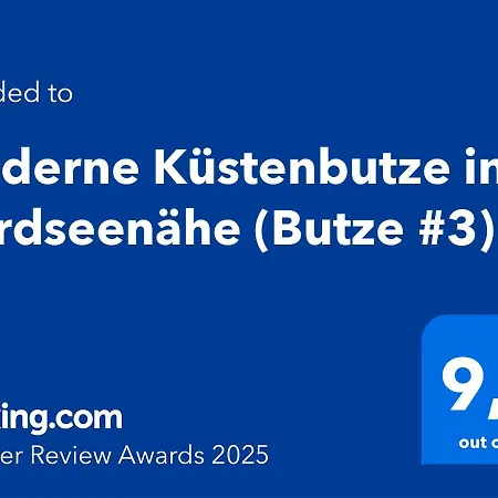 Moderne Kuestenbutze In Nordseenaehe 아파트 Mildstedt